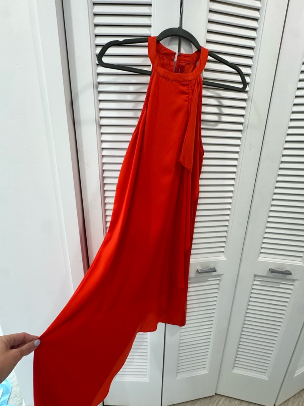Akira Red Label Silk Halter Dress